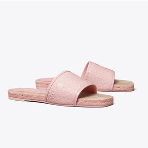 Tory Burch T Monogram Espadrille Slide
